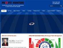 Tablet Screenshot of profithunters.biz
