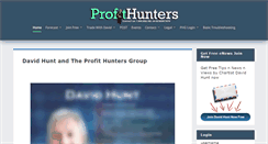 Desktop Screenshot of profithunters.com.au