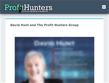 Tablet Screenshot of profithunters.com.au